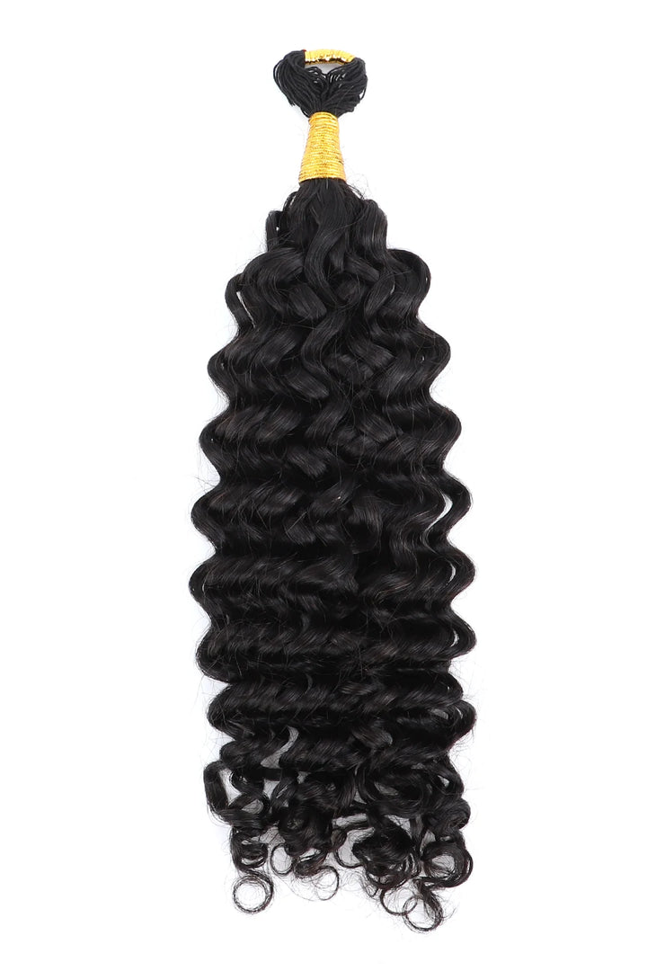 Feather Crochet Hair For Bingding Spanish Curly Duo Long-Cord