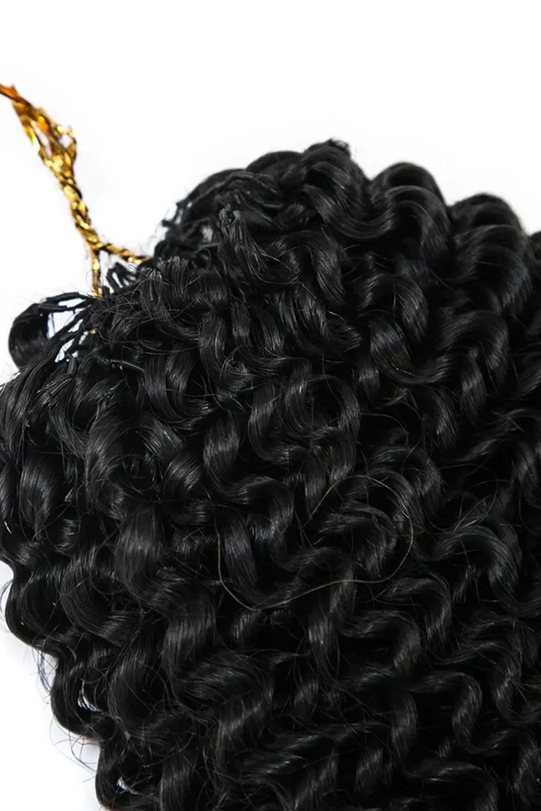 Feather Crochet Hair Extension Afro Kinky Curly Human Hair Double-Strand 3