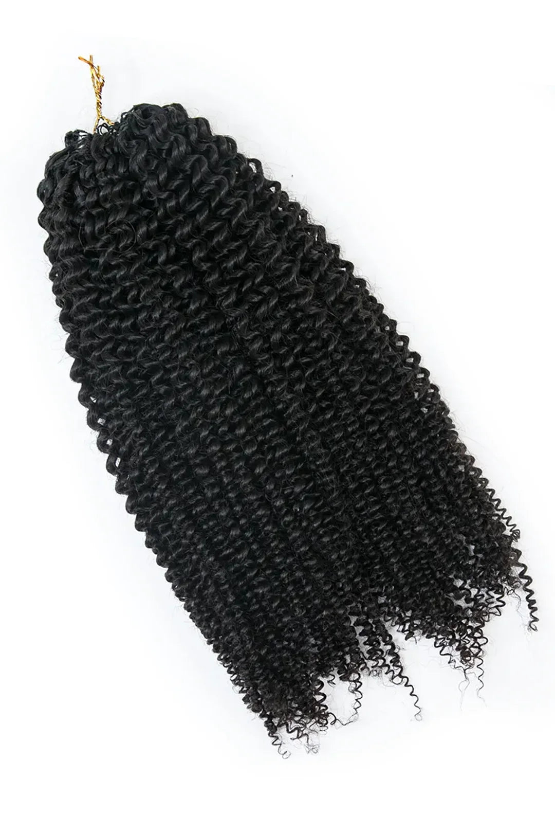 Feather Crochet Hair Extension Afro Kinky Curly Human Hair Double-Strand 4