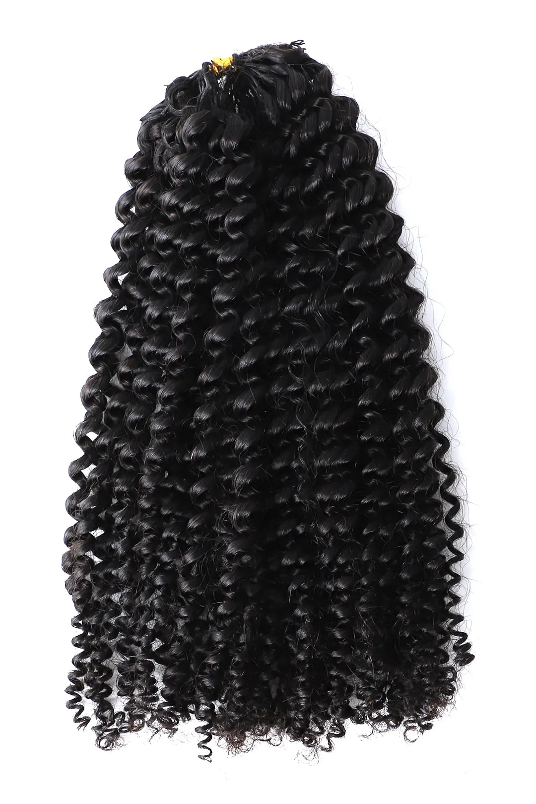 Feather Crochet Hair Extension Afro Kinky Curly Human Hair  display picture 2