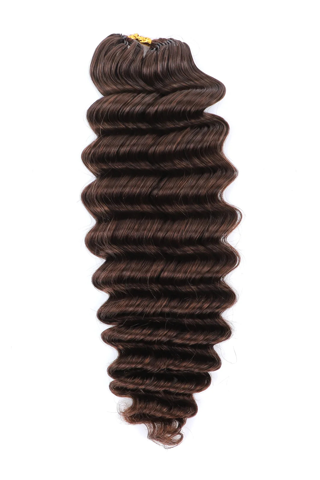 Feather Crochet Hair Extension Loose Deep Wave Human Hair Double-Strand