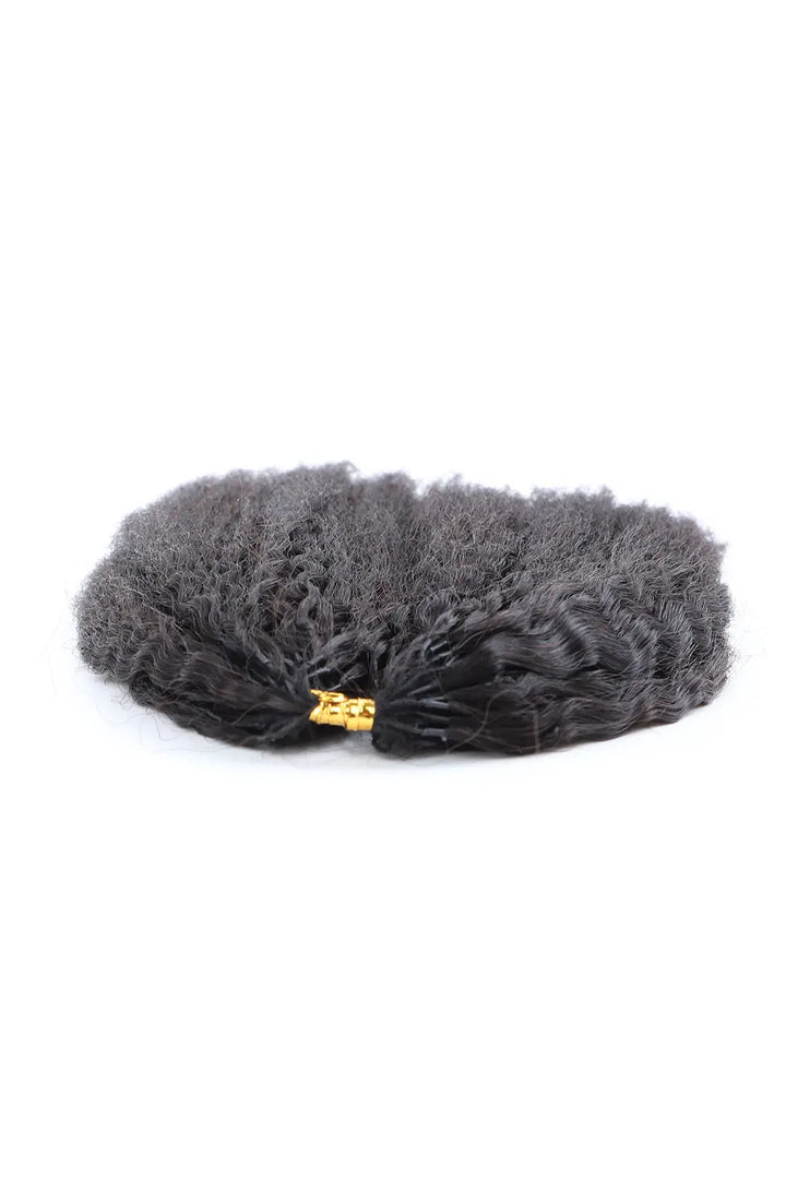 Extension de cheveux humains crépus et lisses au crochet, plumes, FE29, 60 g