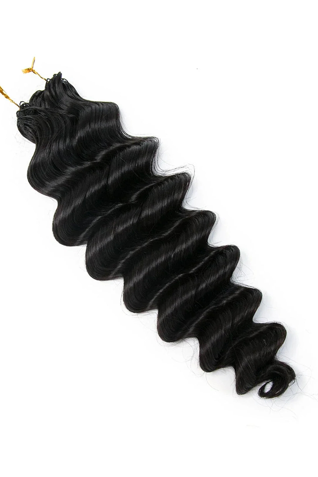 Feather Crochet Hair Extension Loose Deep Wave Human Hair Double-Strand 5