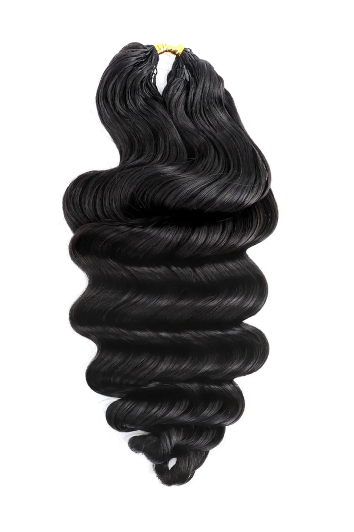 Feather Crochet Hair Extension Loose Wave Human Hair