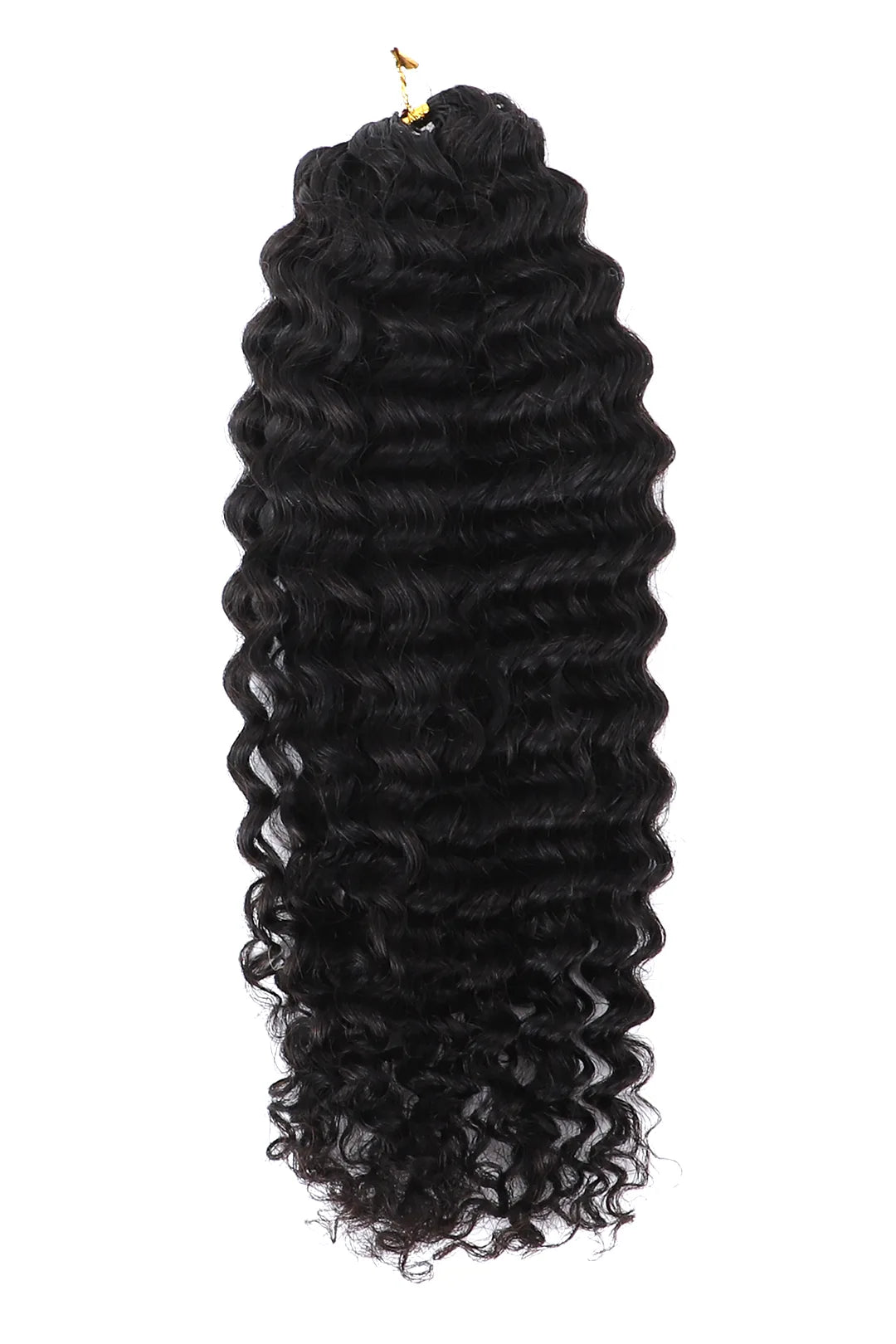 Water Deep Wave Feather Crochet Hair Extension Human Hair Double-Strand