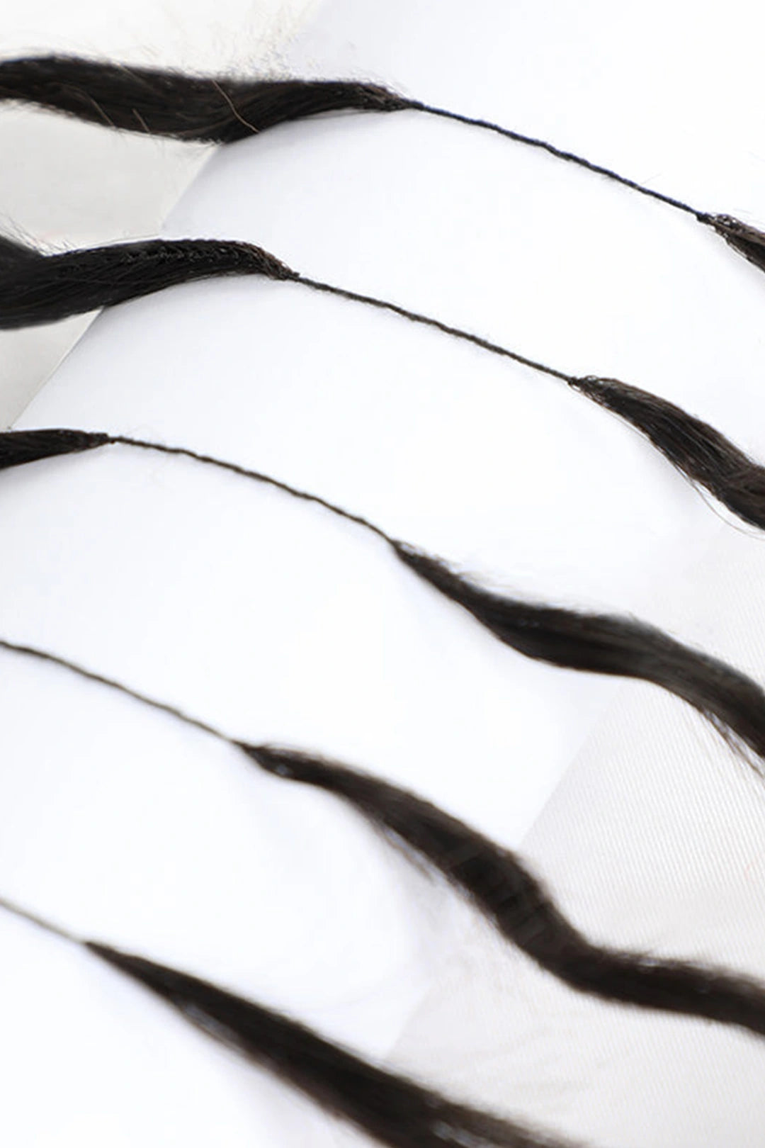 Feather Line Hair Extensions Deep Curly Detailss