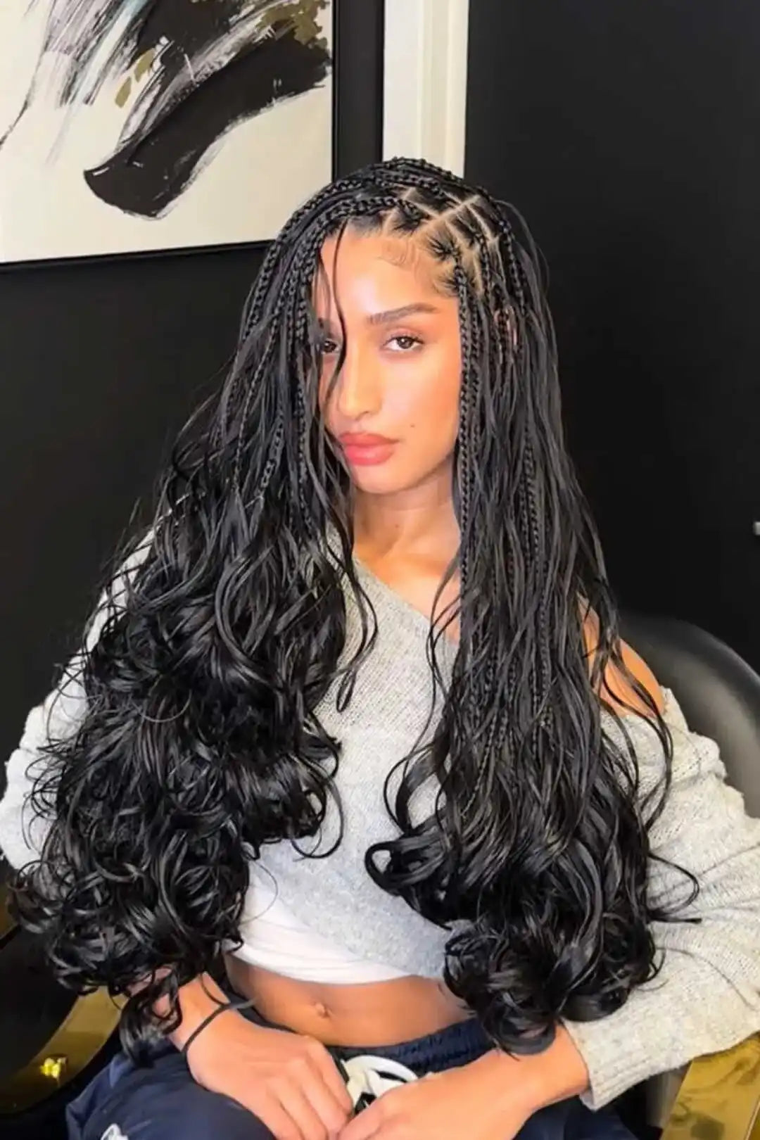 French Curl Braids