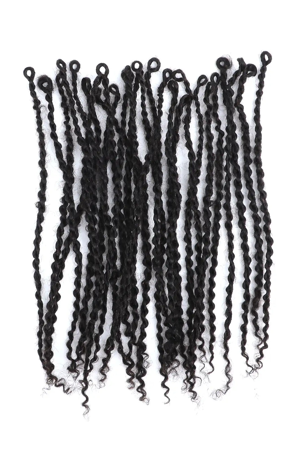 Goddess Senegalese Twists with Curly Ends Pre-looped Human Hair 1