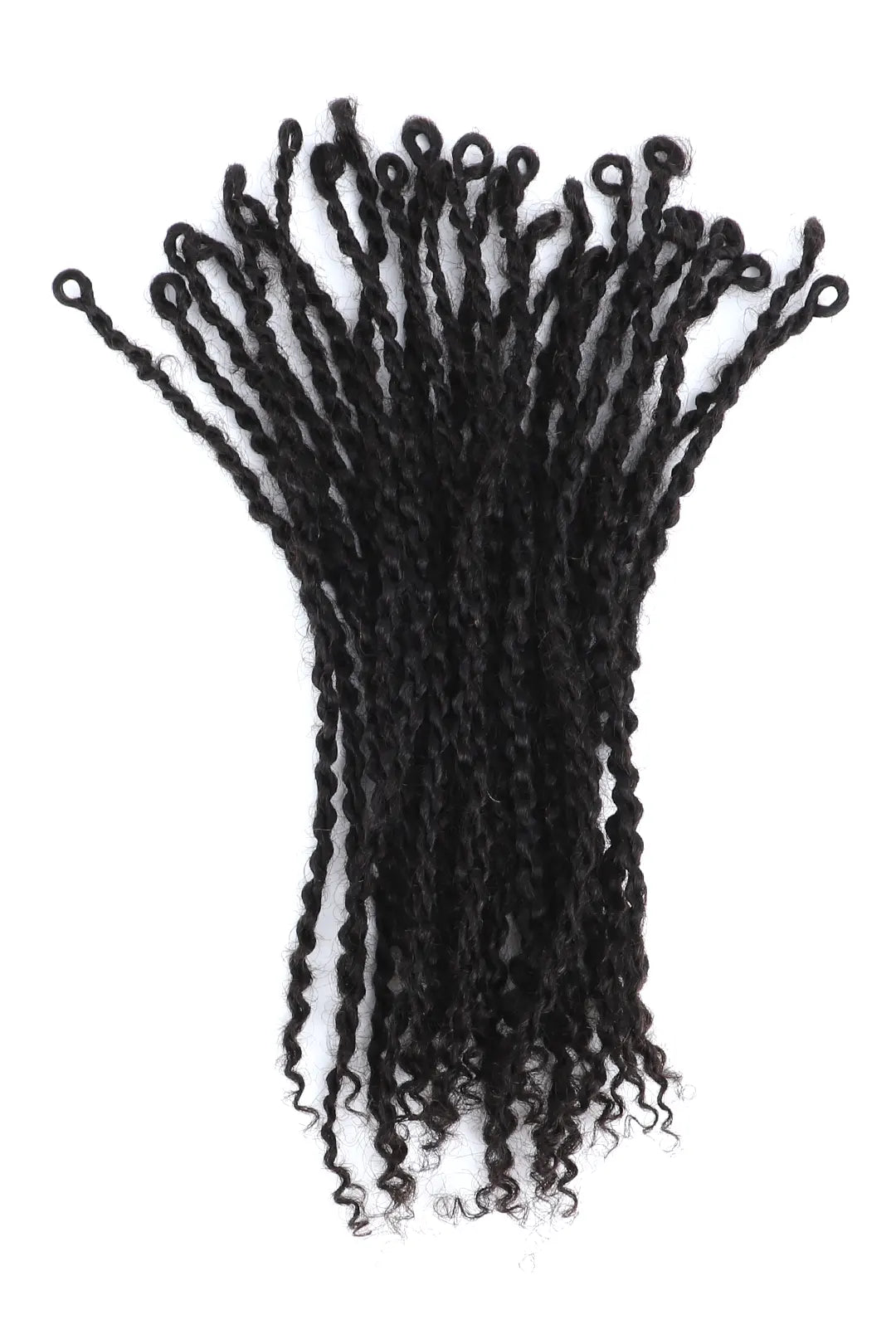 Goddess Senegalese Twists with Curly Ends Pre-looped Human Hair