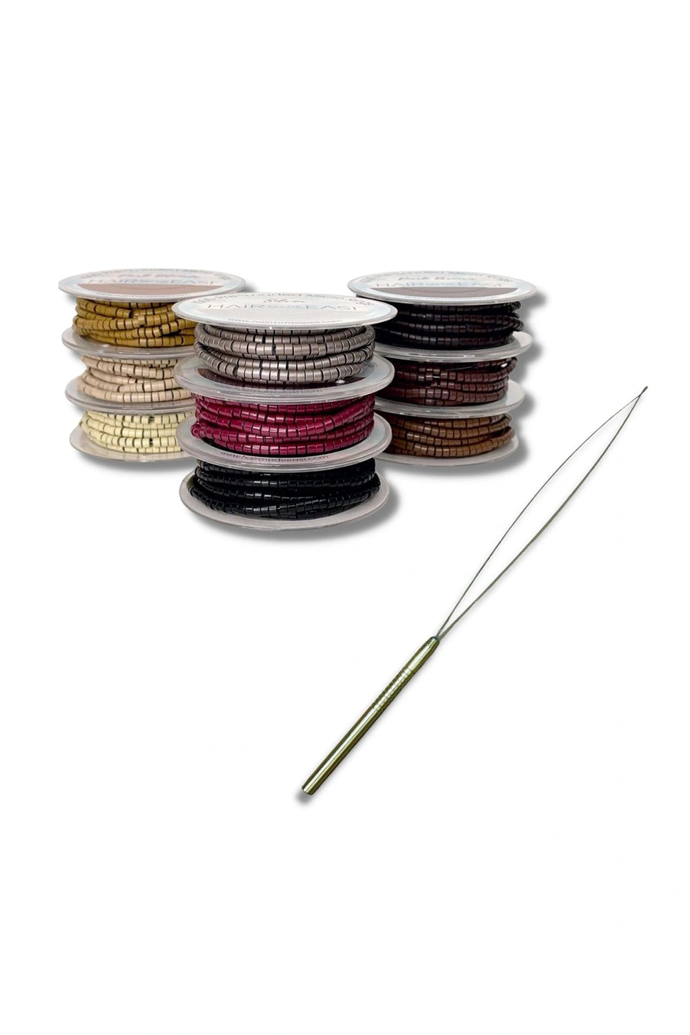400 Premium Micro Beads For Hair Extensions - Silicone Lined, 5mm X 3mm, Aluminium Rings 7 thumbnail image