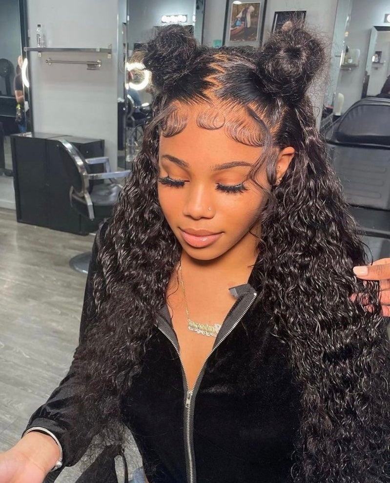 Half Wig Flexible Fit Drawstring Human Hair Seamless Wig