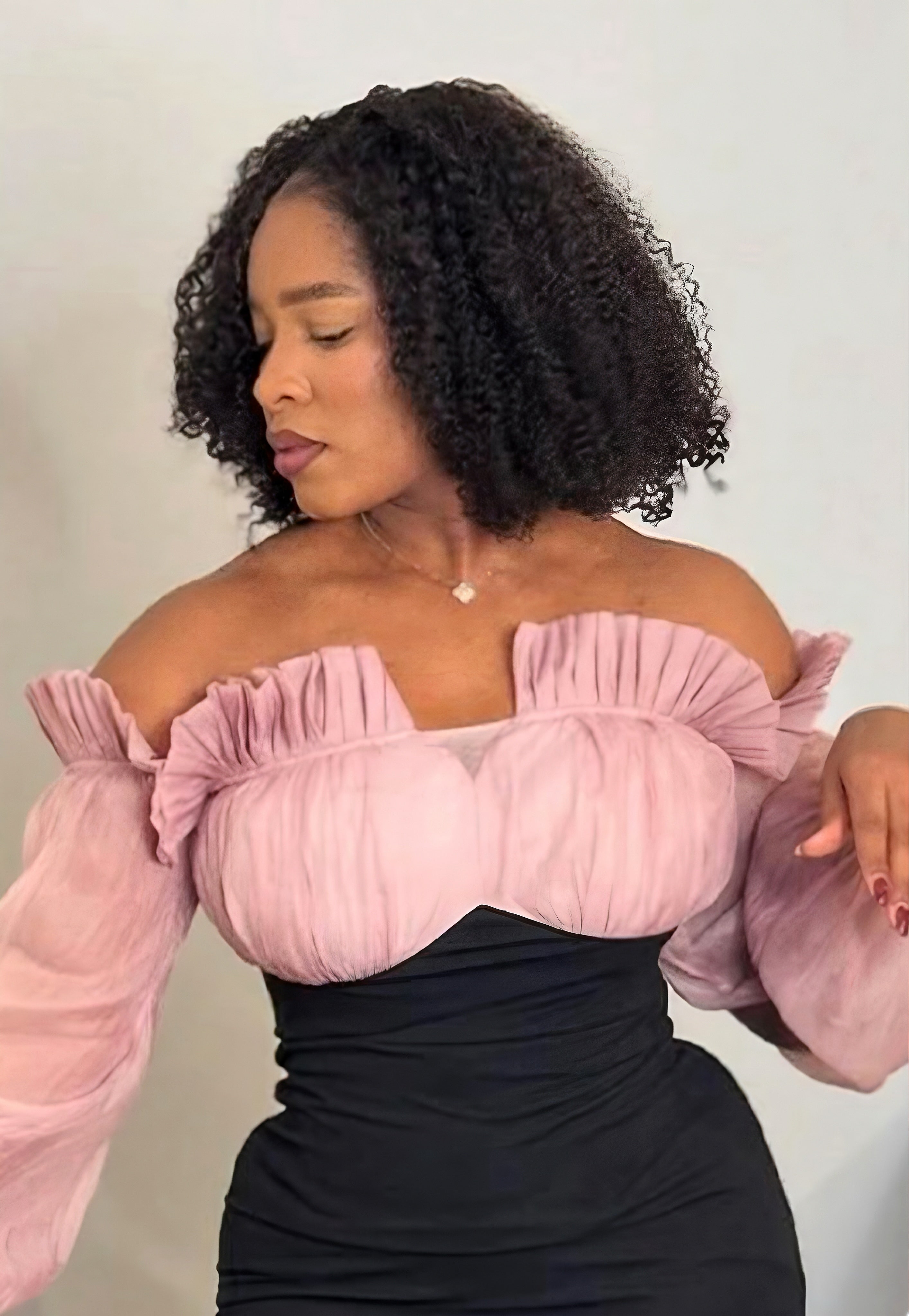 Half Wig Flexible Fit Drawstring Human Hair Seamless Wig