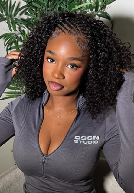 Half Wig Flexible Fit Drawstring Human Hair Seamless Wig