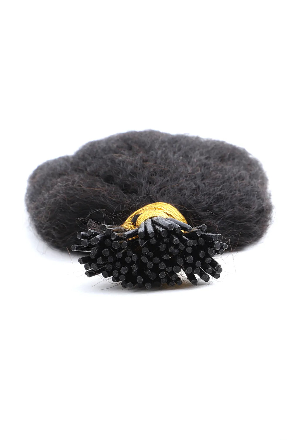 I Tip Black Hair Kinky Curly Remy Human Hair Extensions