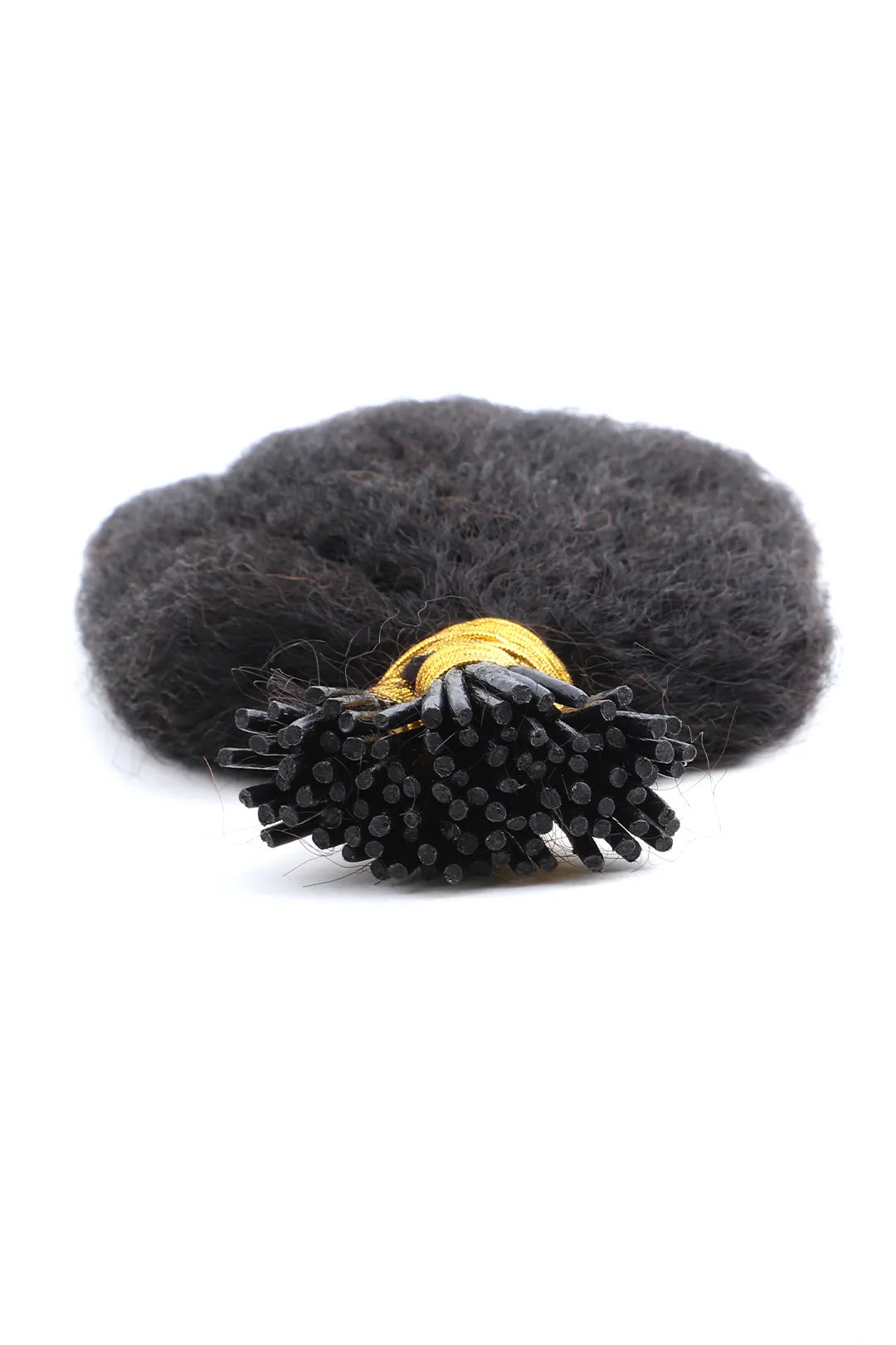 I Tip Black Hair Kinky Curly Remy Human Hair Extensions