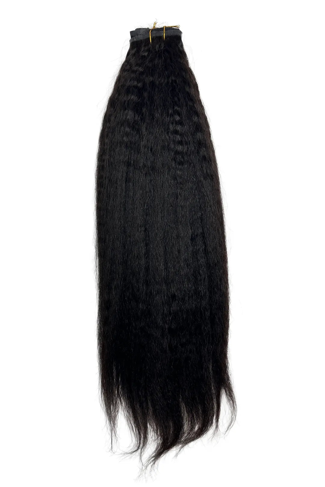 Double Drawn Kinky Straight Seamless Clip in Hair Extensions