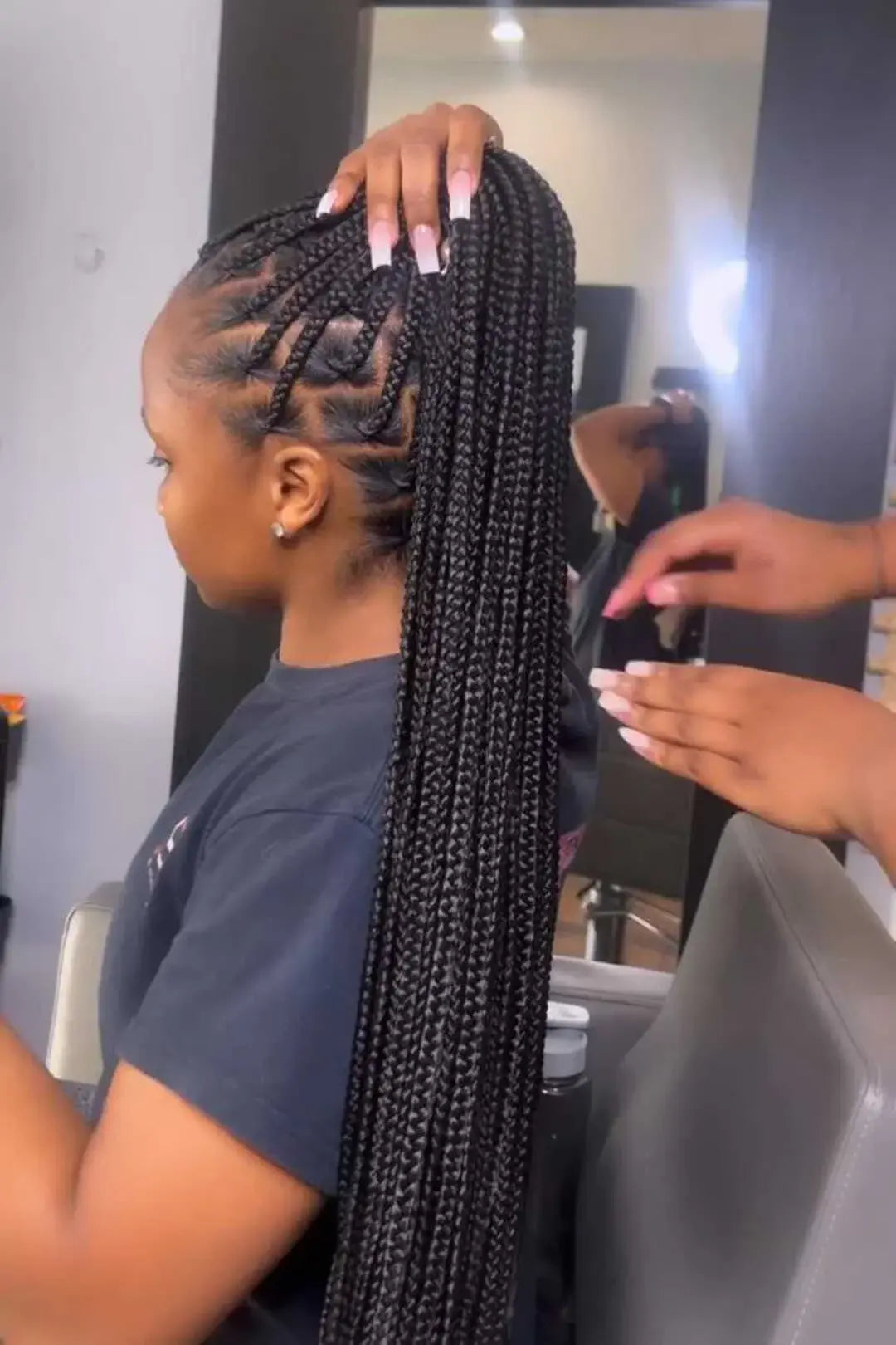 knotless braids image gallery