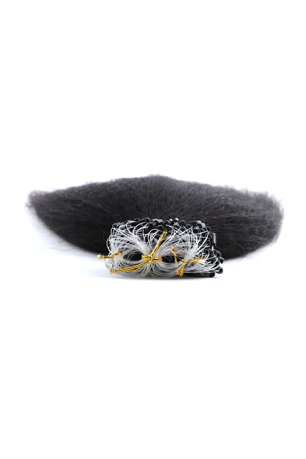 Micro Ring Human Hair Kinky Straight Extensions For Black Hair