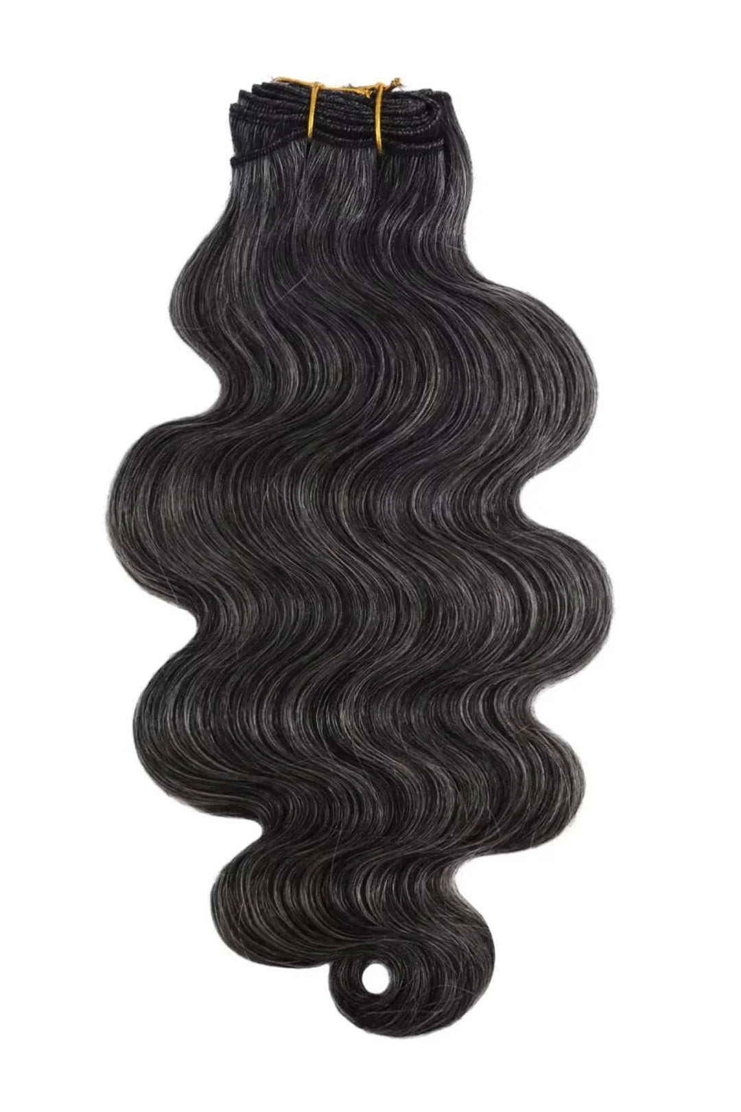 Natural Grey Hair Salt And Pepper Cambodia Virgin Human Hair Bundles