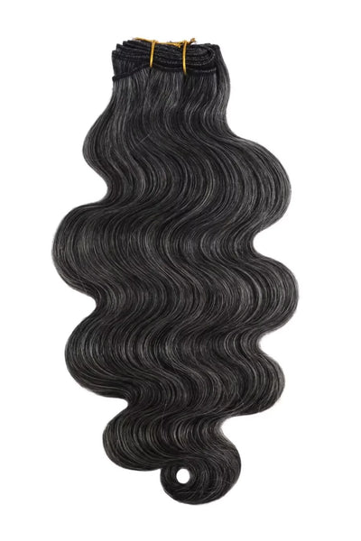 Natural Grey Hair Salt And Pepper Cambodia Virgin Human Hair Bundles