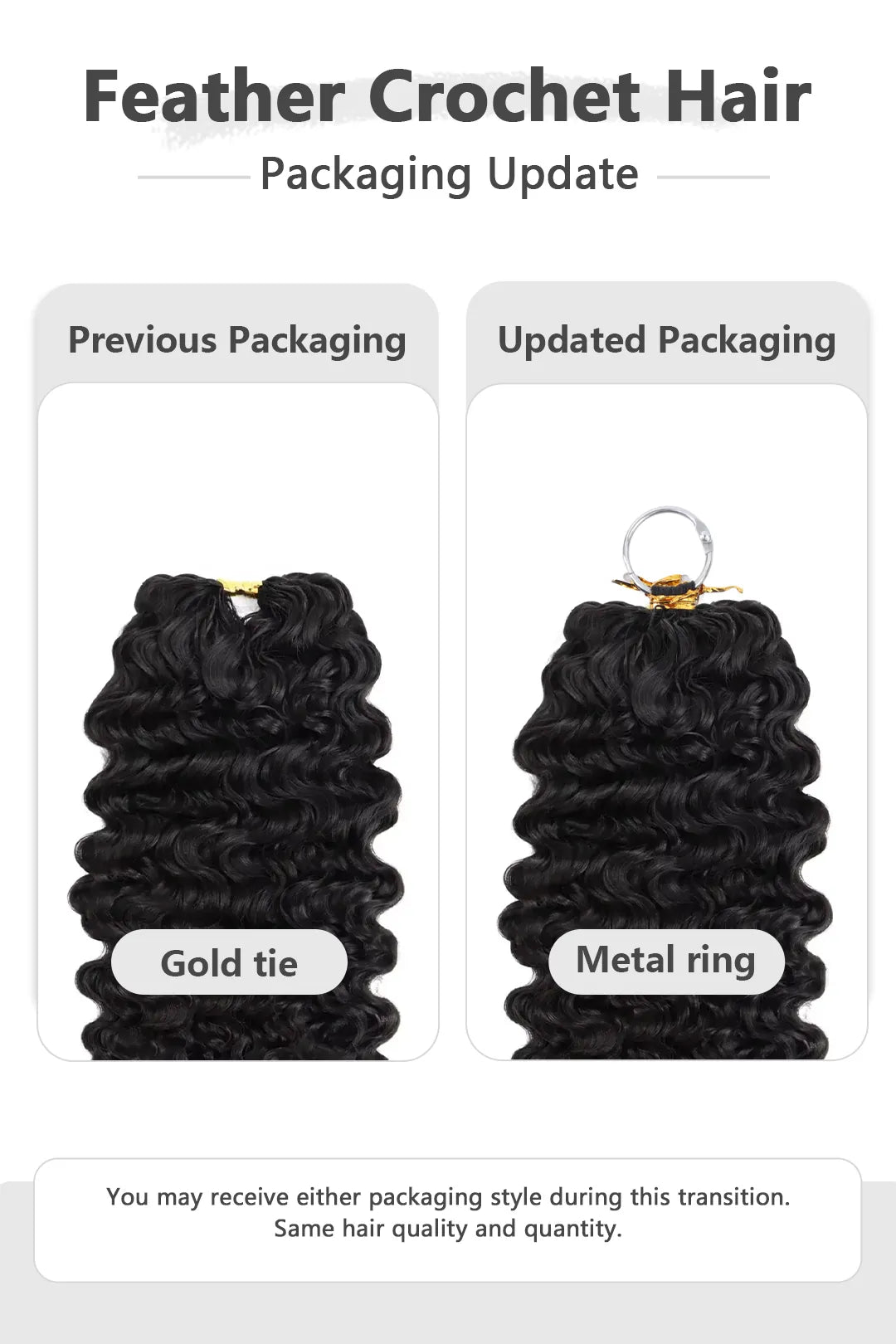 Double Drawn Feather Crochet Hair Burmese Water Curly Human Hair