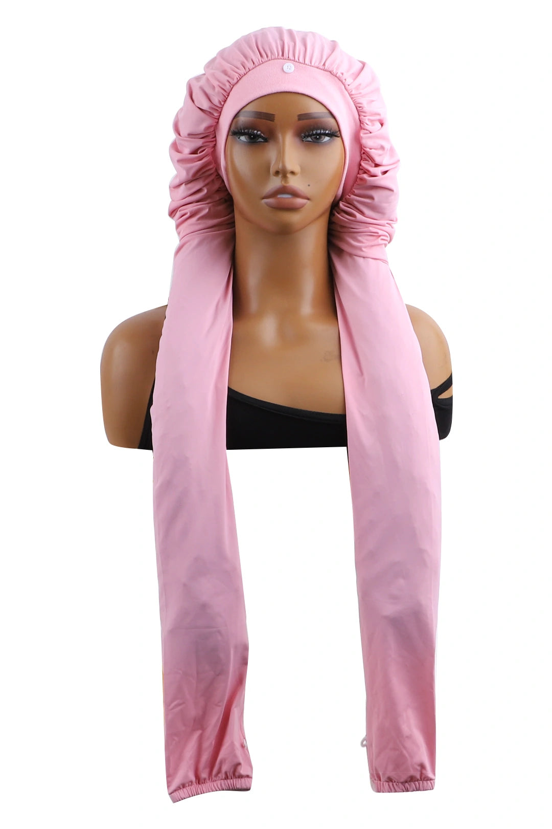 Pink Pantyhose Sleeping Bonnet
