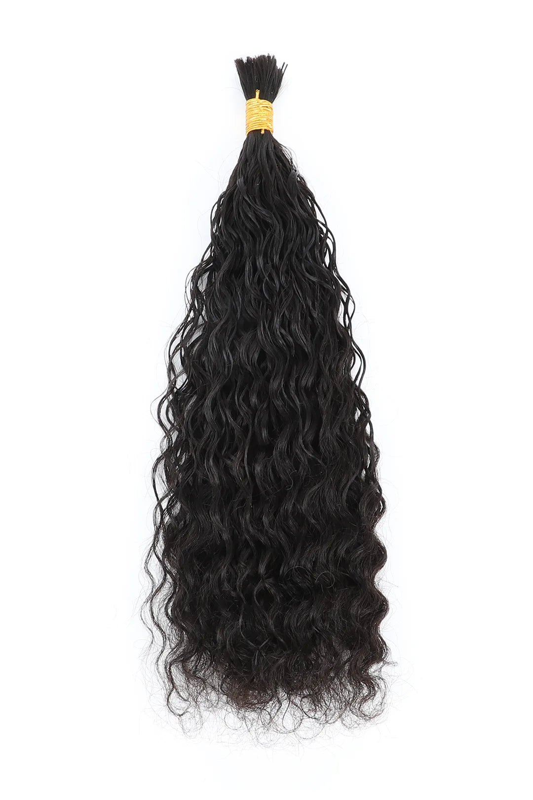 PreDivided Deep Wave Bulk Human Hair For Braiding Easy Split