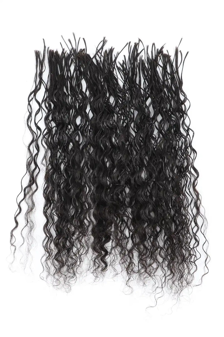 Pre-Divided Deep Wave Bulk Human Hair For Braiding Easy Split