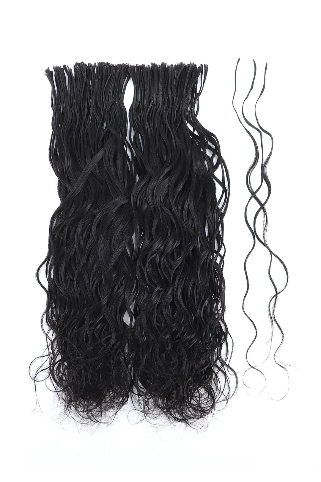 Pre-Divided Loose Wave Bulk Human Hair For Braiding Easy Split BU83
