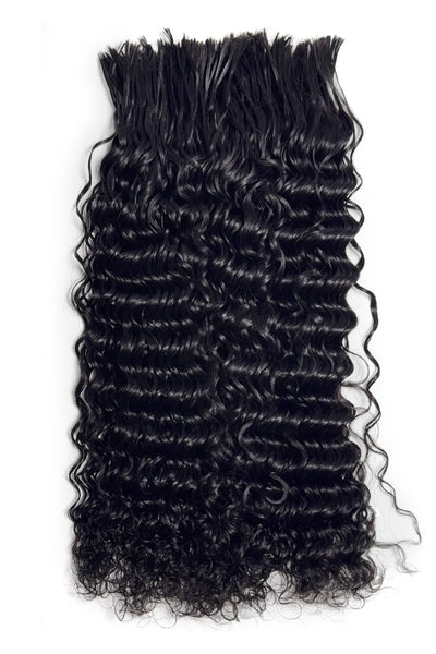 Pre-Divided Water Wave Bulk Human Hair For Braiding Easy Split BU82