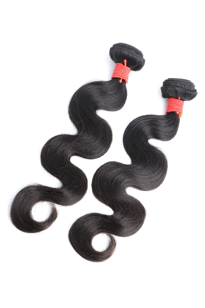 Premium Indian Raw Hair Bundle Body Wave Natural Color 12A 2