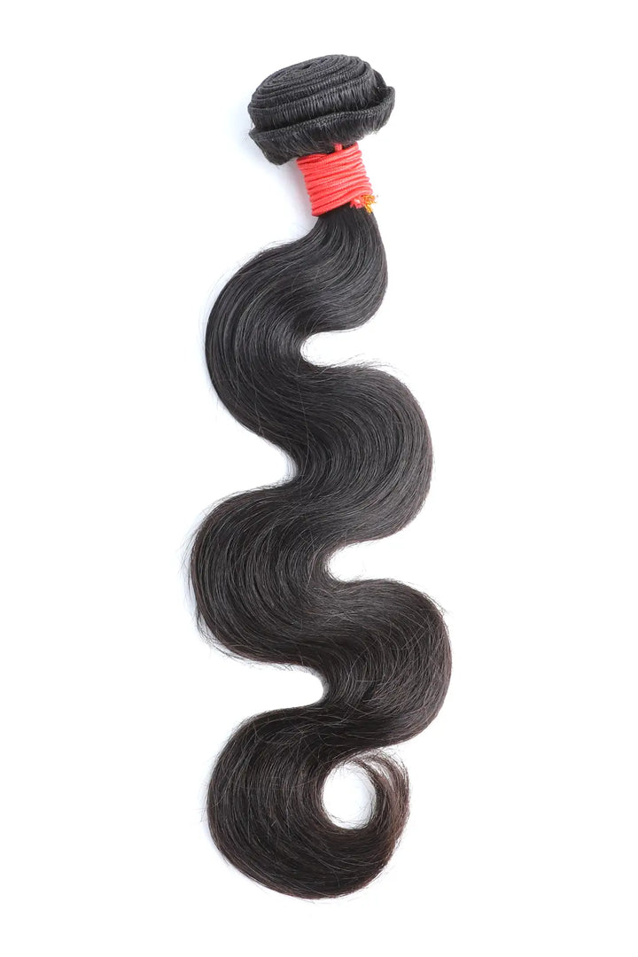 Premium Indian Raw Hair Bundle Body Wave Natural Color 12A