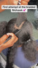 Mohawk braids by tiktok braidsbyantoinette