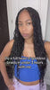 Tiktok Influencer Nikki_park Showing The Braiding Process Of Crochet Mermaid Braids With Human Hair Curls, Pre-Looped Loose Wave
