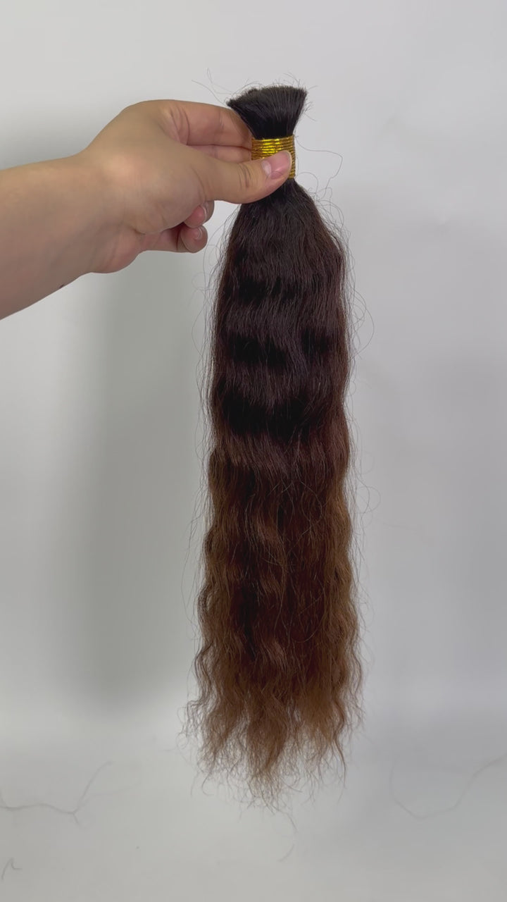 two-tone-color-4-27-wet-wave-bulk-hair-double-drawn-bu64 -video