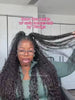 Influencer Nauda370 Shows The Process Of Bohemian Crochet Box Braids