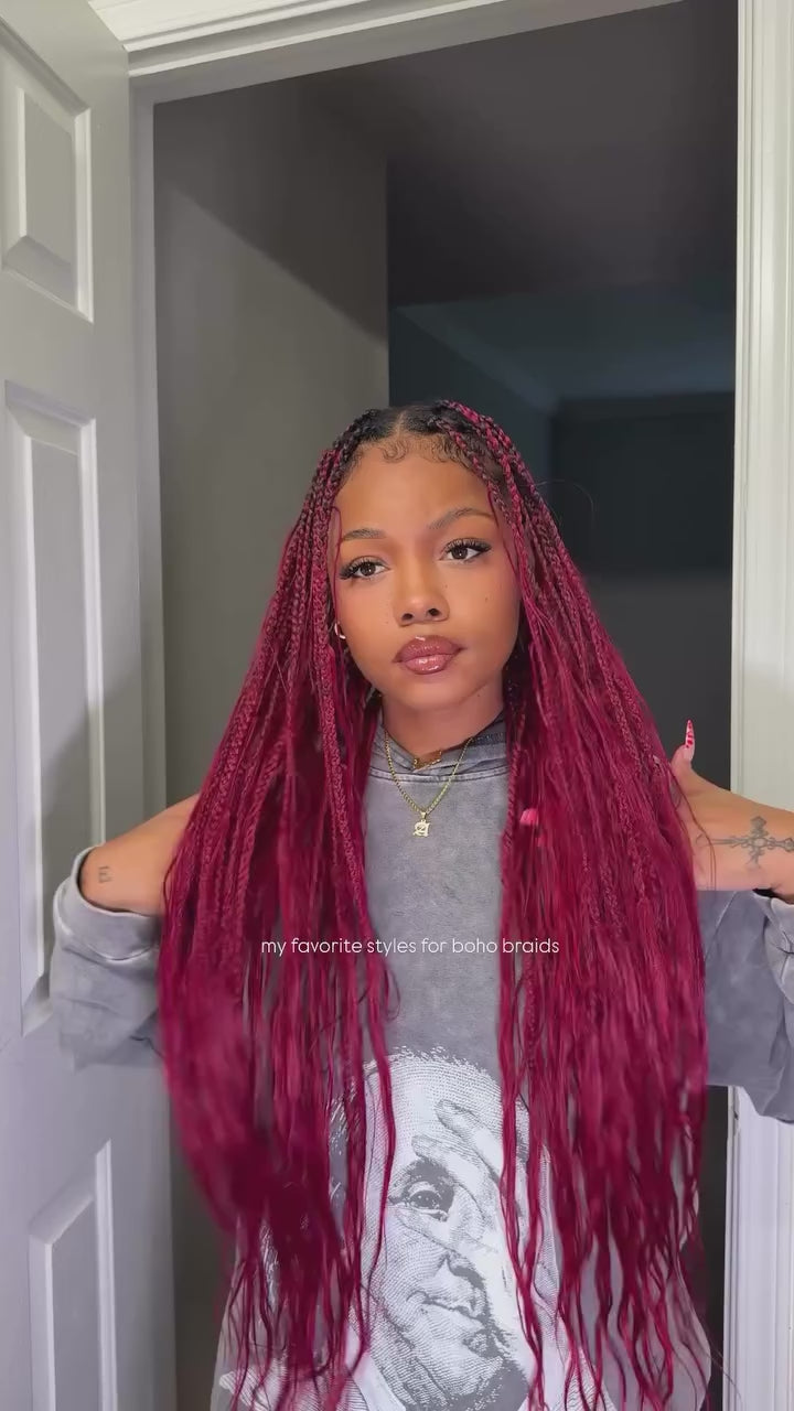 tiktok-influencer-starringlexis-shows-the-braiding-process-of-burgundy-99j-body-wave-bulk-hair