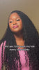 Tiktok Influencer Sapphiredelight Showing The Braiding Process Of Crochet Faux Locs Braids With Human Hair Curls Deep Wave Pre-Looped