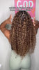 custom color boho braids for win. Color 4/27/30 mix