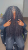 Ins influencer tj_hairstyles._ shows the braiding process of burmese curly with spiral curls ends bulk hair