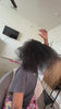 Tiktok influencer sossgirlfaith shows the braiding process of 27/30/613 piano color deep wave bulk hair