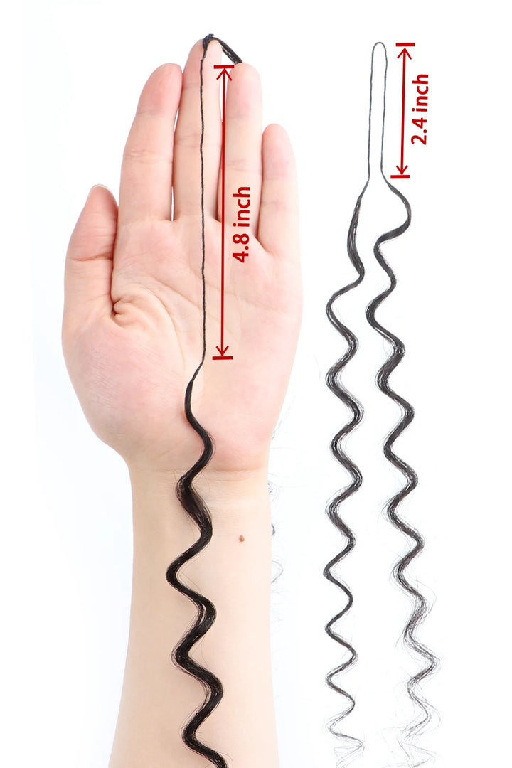 Product description of braiding feather crochet human hair spanish curly long cord