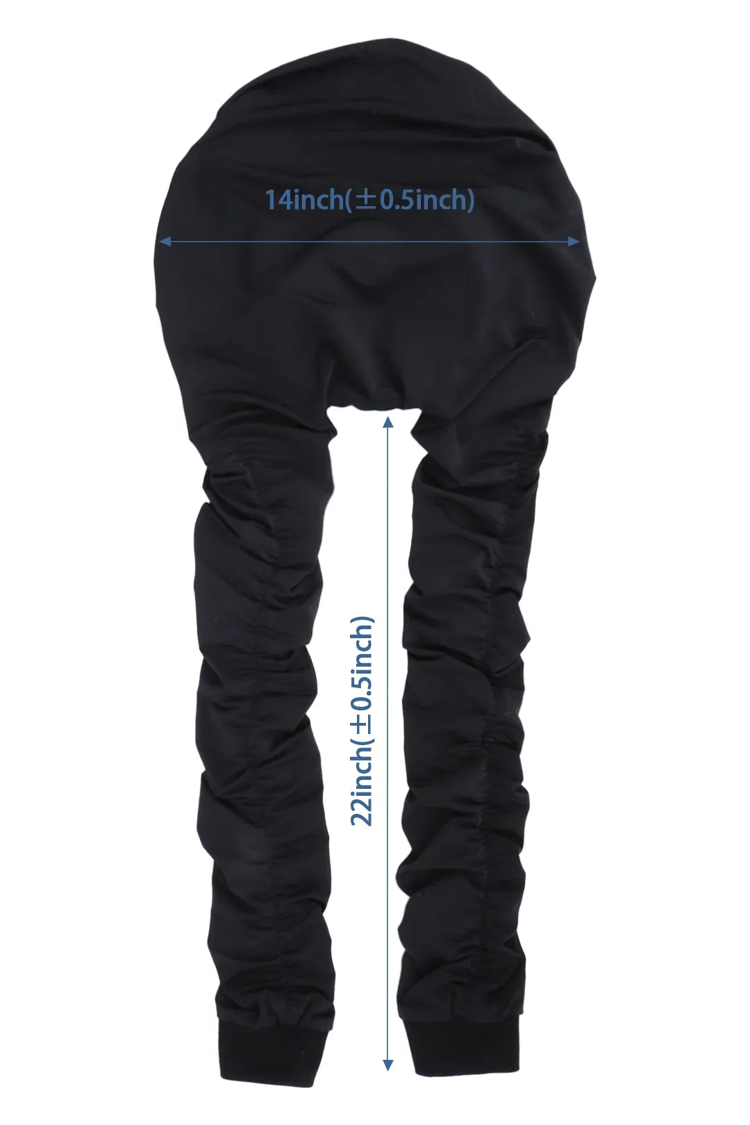 Product description of pantyhose sleeping bonnet elastic satin