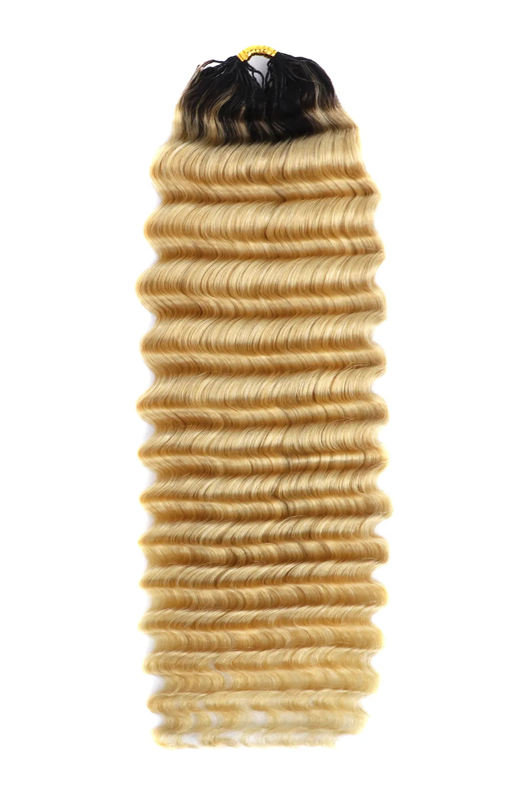 T1B/613 Blonde Ombre Color Deep Wave Crochet Miracle Knots Human Hair