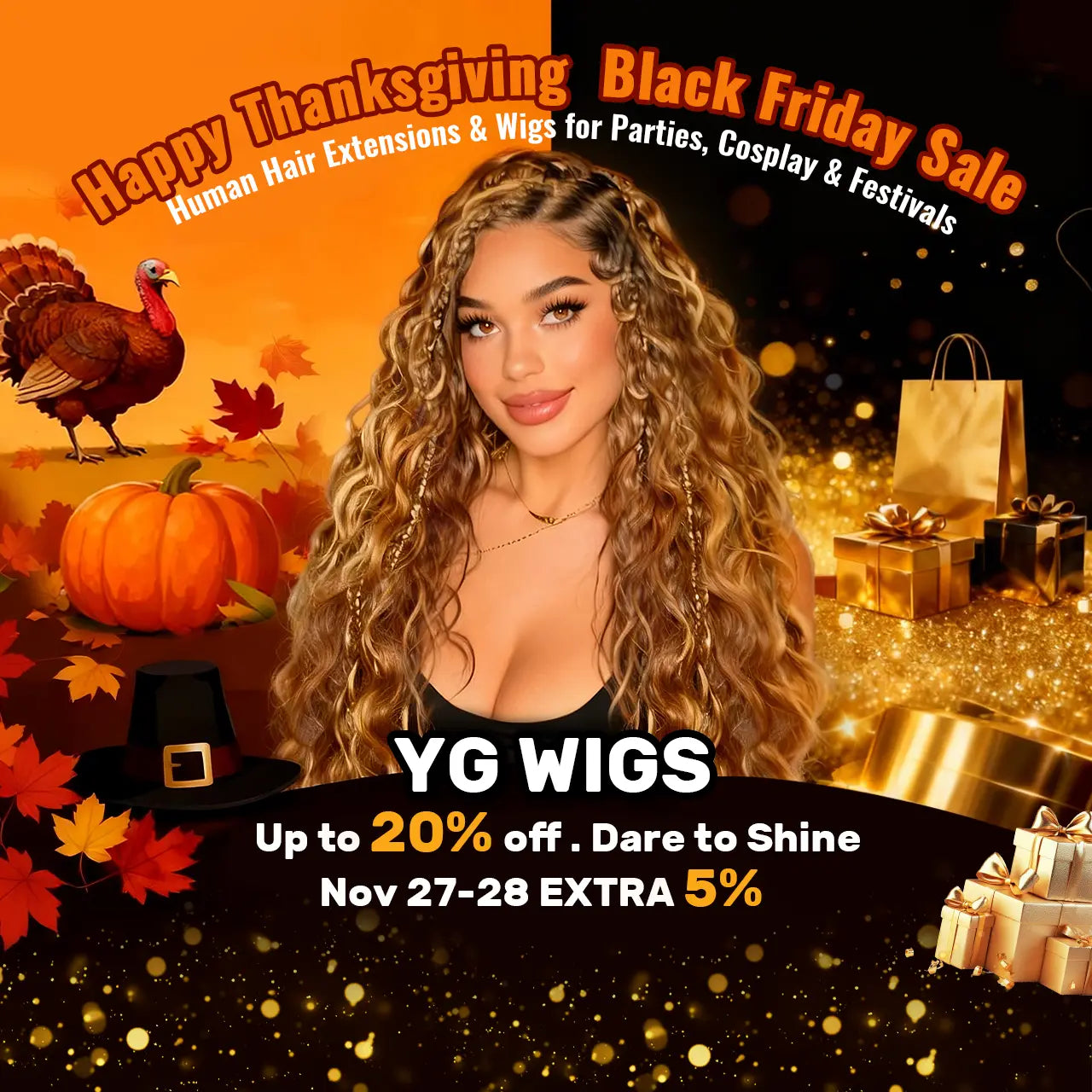 Thanksgiving Black Friday Deal Bulk Hair