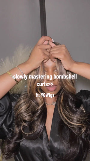 Tiktok Influencer trevyuana Showing The Braiding Process Of #27 Honey Blonde Cambodia Virgin Hair Bundles