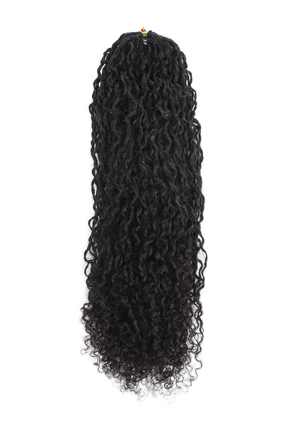 Double Drawn Twist Braided Crochet Miracle Knots Human Hair