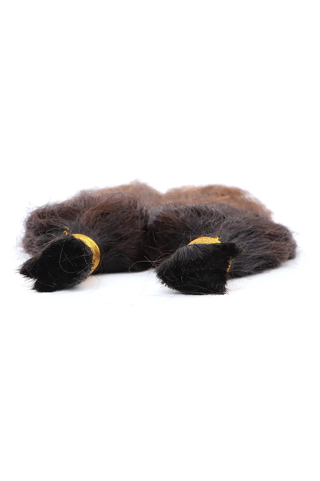 Two-tone Color #4/27 Wet Wave Bulk Hair Double Drawn BU64