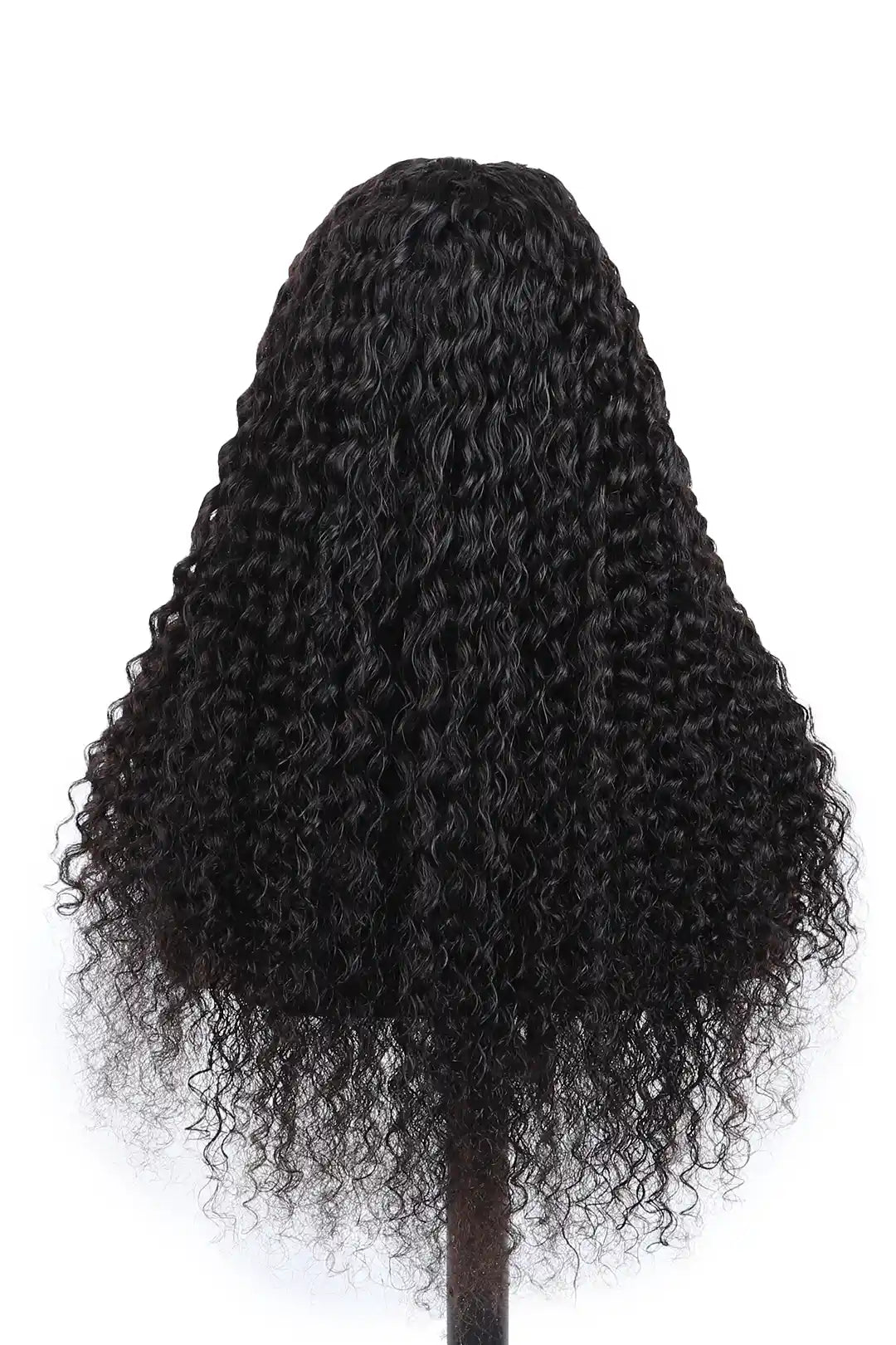 U Part Wig Deep Curly Human Hair Beginner Friendly Back