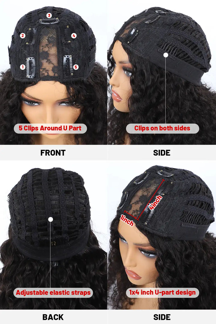 U Part Wigs Cap